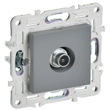 SKANDY Розетка TV оконечная SK-A12Gr серый IEK