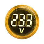 Индикатор значения напряжения желтый ED16-22VD PROxima