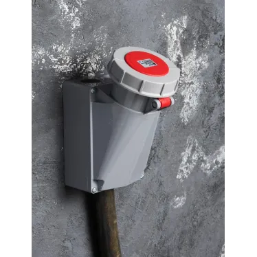 Розетка стационарная наружная 1352 3Р+РЕ+N 63А 380В IP67 PROxima