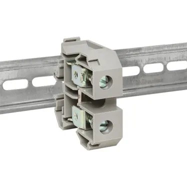 Клемма винтовая JXB-35мм.кв серая