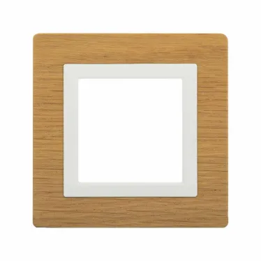 Рамка из натурального дерева, ''Avanti'', беленый дуб, 2 модуля