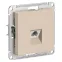 ATLASDESIGN РОЗЕТКА телефонная RJ11, механизм, ПЕСОЧНЫЙ