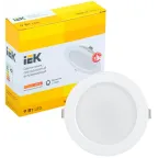 Светильник светодиодный встраиваемый ДВО 1612 белый круг 9Вт 3000К IP20