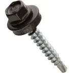 Шуруп универсальный 5.0х70 потайная головка желтопассивированный + дюбель 8х52 (9шт)