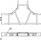 Трансформатор тока CT80 1250A, класс 0.5, 15ВА