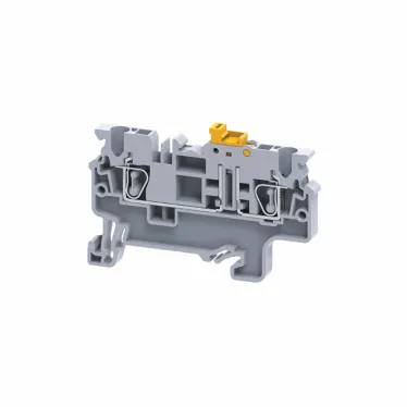 Клемма с ножевым размыкателем пружинная 2,5 кв.мм OptiClip CXK-2,5-MT-N-I-серый