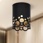 Светильник настенно-потолочный спот OL49 BK GX53 IP20 черный