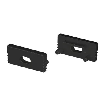 Заглушка SL-SLIM-H7 BLACK с отверстием (, Пластик)