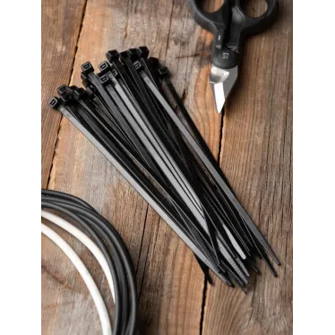 Хомут P6.6 стандартный черный 4.8x200 (100шт) FlexLock PROxima