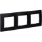 ETIKA Рамка 3 поста антрацит