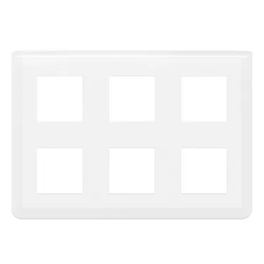 Рамка Mosaic 2x3x2 модуля - белая