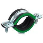 ELASTA Скоба металлическая двухкомпонентная с резиновым уплотнителем d-11-15мм IEK