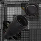 Розетка переносная с защитной крышкой каучуковая 230В 2P+PE 16A IP44 PROxima