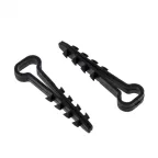 Дюбель-хомут 6х12 полипропилен черный Simple (50шт)