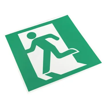 Знак ''Выход здесь'' (левосторонний) 200х200мм PROxima