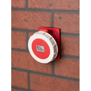 Розетка стационарная внутренняя угловая 4252 3Р+РЕ+N 32А 380В IP67 PROxima