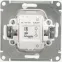 W59 Выключатель одноклавишный, 10АХ, механизм, шампань