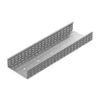 Промышленный лоток кабельный перфорированный 200х110х3000, толщина 2,0 мм, Сендзимир цинк