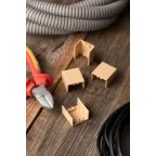 Соединитель (25х16) (4 шт) Plast PROxima под светлое дерево