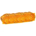 Batibox Коробка установочная гипрок х4 глубина 40мм