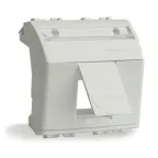 BRAVA Адаптер для информационныx разъемов Keystone 2 модуля бежевый