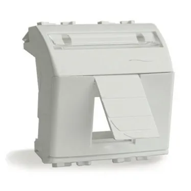 BRAVA Адаптер для информационныx разъемов Keystone 2 модуля бежевый