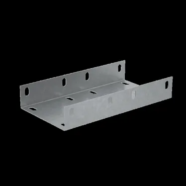 Соединительная пластина усиленная П-образная для лотка 50х400 мм ПЛЮС INOX304