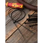 Хомут P6.6 стандартный черный 3.6x250 (100шт) FlexLock PROxima