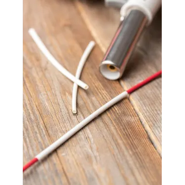 Трубка термоусаживаемая ТУТ нг 2/1 белая рулон PROxima