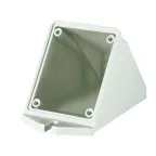 Коробка для настенного монтажа с наклоном розеток с фланцем 84x106мм