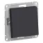 ATLASDESIGN AQUA 1-клавишный ПЕРЕКЛЮЧАТЕЛЬ IP44, сх.6, 10АХ, механизм, КАРБОН