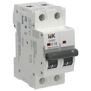 ARMAT Автоматический выключатель без теплового расцепителя M10N-MA 2P C 10А IEK