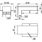 Трансформатор тока CT30 300A, класс 0.2, 2.5ВА