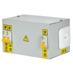 Ящик с понижающим трансформатором ЯТП-230/36/0.25 IP30 с 3 автоматами УХЛ4