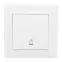 Кнопка звонка СП Минск 10А белый