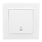 Кнопка звонка СП Минск 10А белый