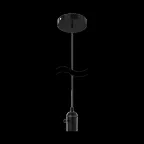 Светильник подвесной под лампу 1хE27 AC 220В Черный IP20 1000х38х83мм Алюминий Decor Gauss