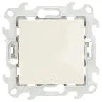 Переключатель с подсветкой Push@Go, слоновая кость