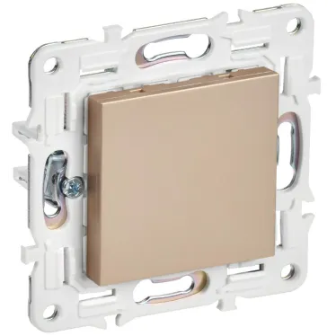 SKANDY Заглушка с суппортом SK-C01Sa песочный IEK