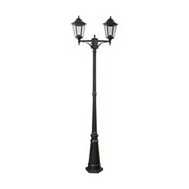 Светильник 8114 2х100W 230V E27 2х(160х160)х2300мм черный