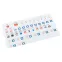 Комплект модульных наклеек средний с инд. ШК (137х240) PROxima