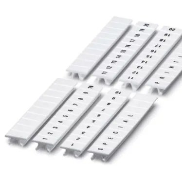 Маркировка для клемм, ширина 8 мм, от 21 до 30, вертикальная ориентация