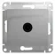 GLOSSA Розетка телевизионная TV одиночная в рамку 1дБ алюминий
