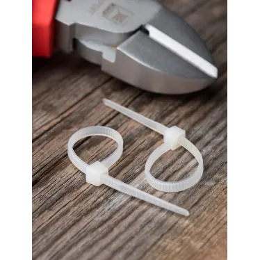 Хомут P6.6 стандартный белый 2.5x100 (100шт) FlexLock PROxima