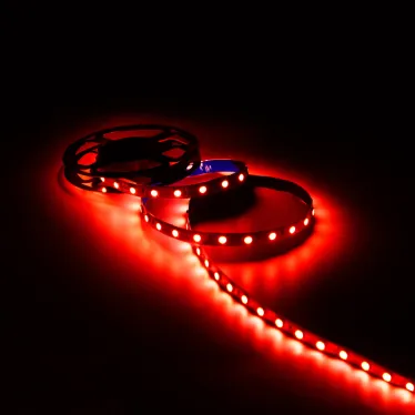 Лента светодиодная LED 2835/60-SMD 4.8 Вт/м 210 лм/м Красный DC 12В IP20 8мм (блистер 5м) Black Gauss