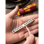 Шина нулевая с заземлением 63.12 латунь