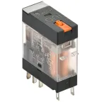 Реле общего назначения OGR-1 2C 220В AC со светодиодом и тестовой кнопкой