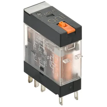 Реле общего назначения OGR-1 2C 220В AC со светодиодом и тестовой кнопкой