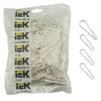 Дюбель-хомут 19-25мм нейлон белый (100шт)