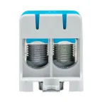 Клемма силовая вводная двойная КСВ 16-95 синяя PROxima